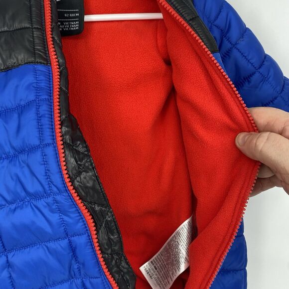 Nike Newborn Baby Bunting Colorblock Puffer Size 0-6 Months - Picture 9 of 11